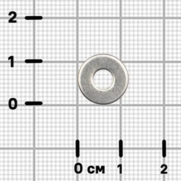 Шайба DIN 9021 М4 нержавеющая сталь А2 40 шт.