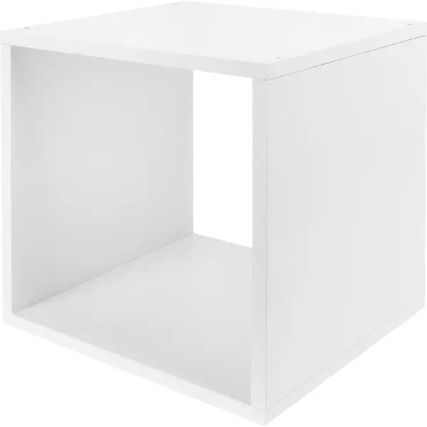 Стеллаж Spaceo KUB 1 секция 36x36.1x31.7 см ЛДСП цвет белый