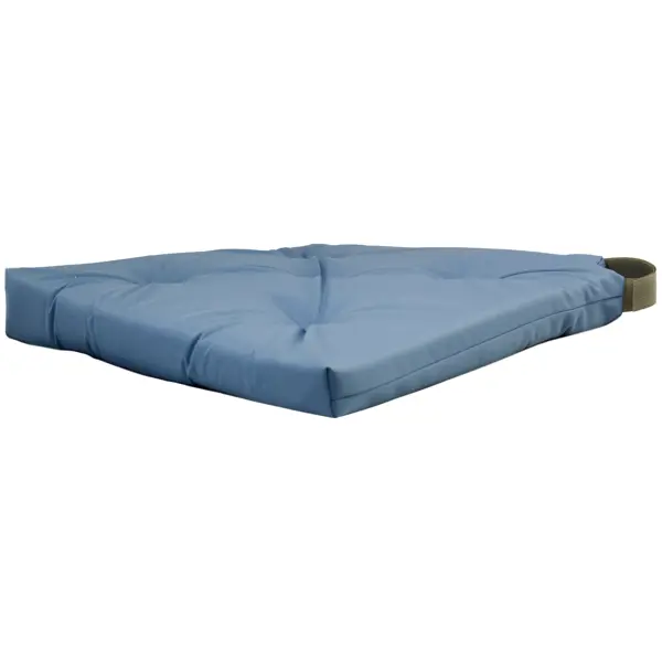 Подушка для стула Linen Way 40/35x40 см цвет серо-синий