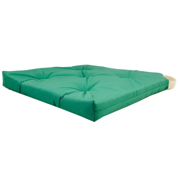 Подушка для стула Linen Way 40/35x40 см цвет зеленый