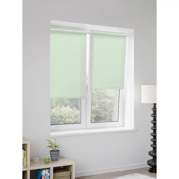 Штора рулонная Miamoza 55x160 см цвет салатовый