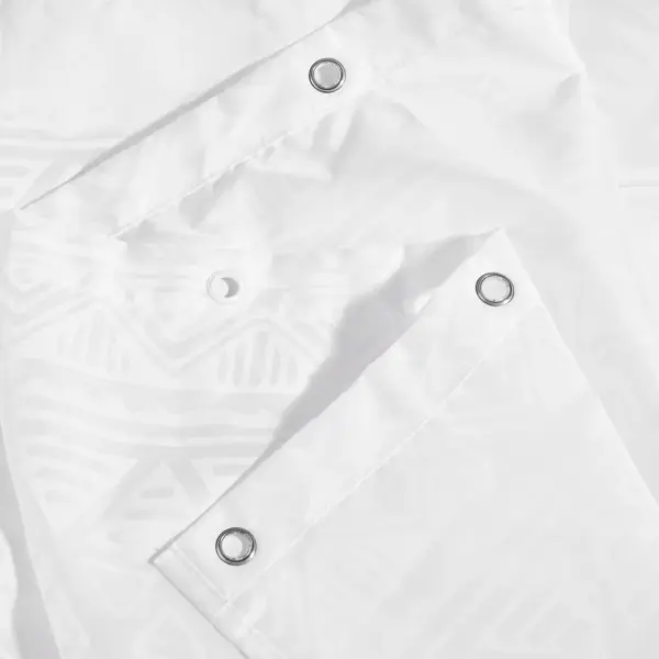 Штора для ванной Wess Nomadic 180x200 см полиэстер цвет белый