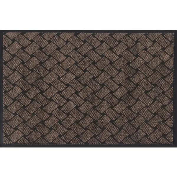 Коврик грязезащитный полиэстер Северин 60x90 см цвет бежевый