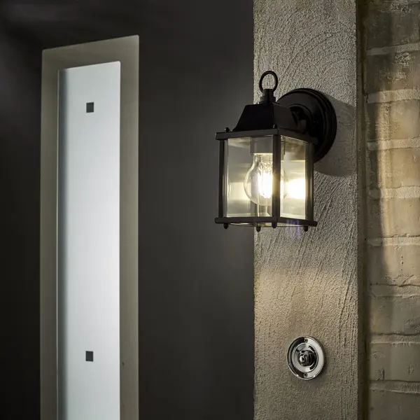 Светильник уличный настенный Inspire Sanboi под лампу 40 Вт IP44 цвет черный