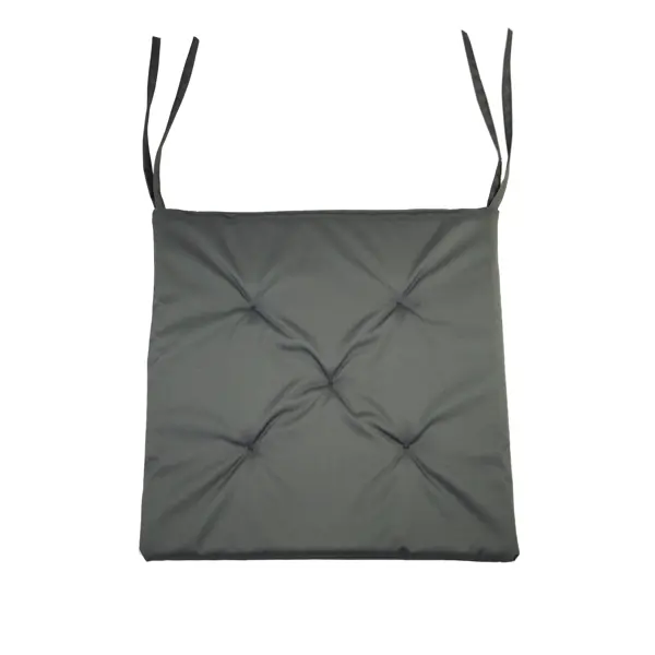 Подушка для стула Linen Way 40x40 см цвет стальной