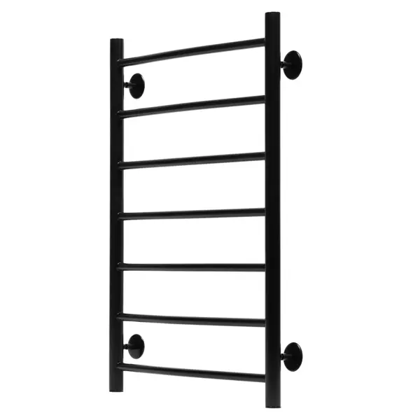 Полотенцесушитель водяной лесенка Royal Thermo Classic 50x80 см нижняя подводка 1" нержавеющая сталь цвет черный
