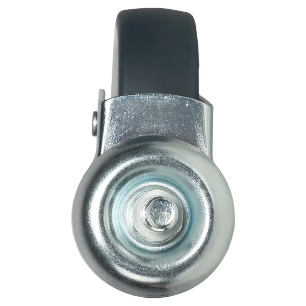 Мебельный ролик поворотный без тормоза 75 мм до 50 кг цвет серый