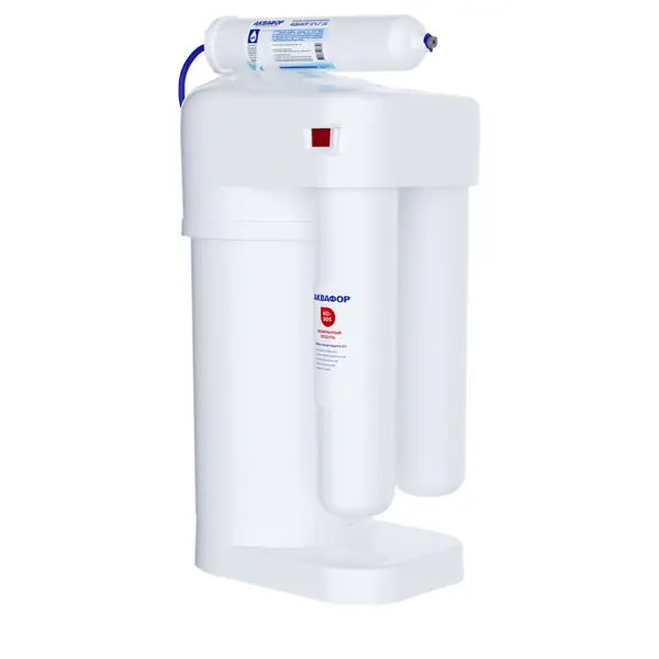 Система обратного осмоса Аквафор DWM-70S быстросъемный 3 ступени с минерализатором бак 5 л кран в комплекте