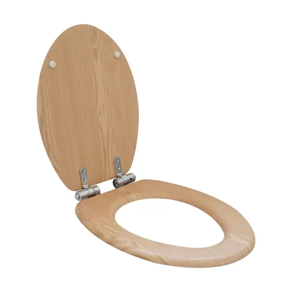 Сиденье для унитаза KONSENSA Терни с микролифтом цвет натуральный дуб