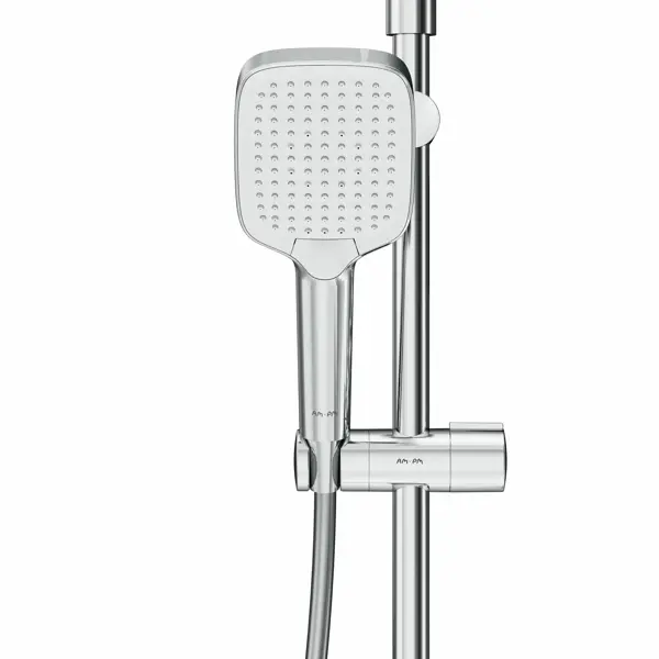 Душевая система AM.PM Flash F079SQ500 с термостатом 3 режима цвет хром
