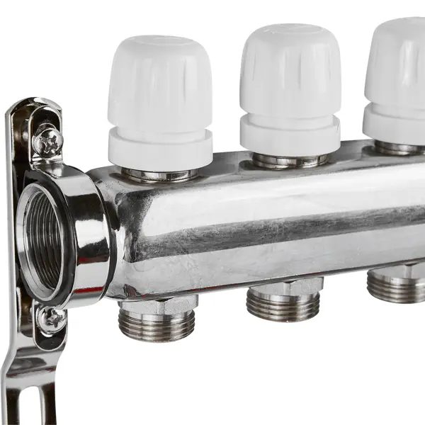 Коллекторная группа Valtec на 3 выхода 1x3/4 евроконус