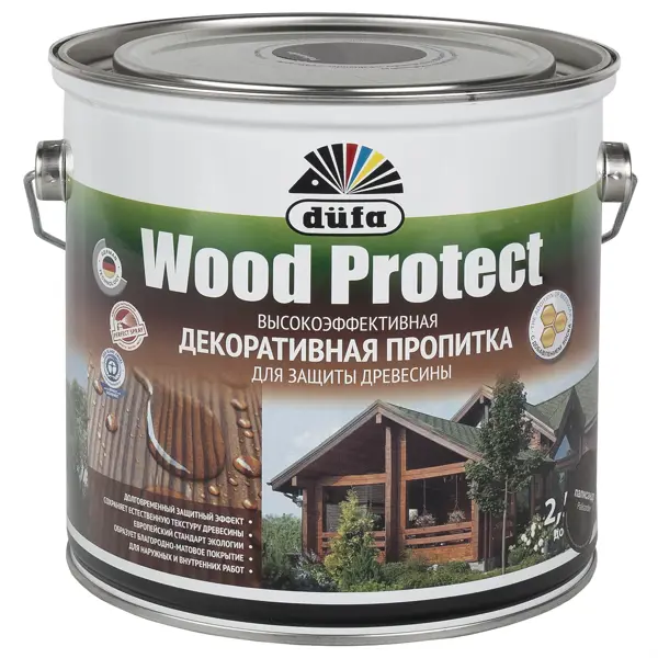 Антисептик Dufa Wood Protect цвет палисандр 2.5 л