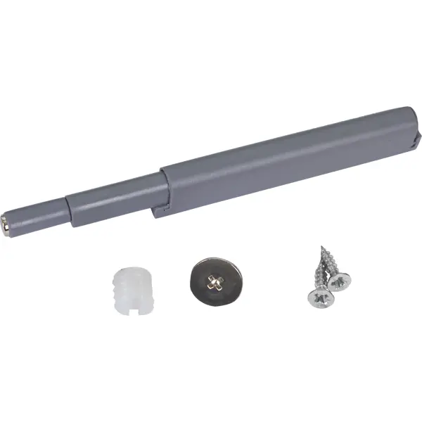 Упор-защелка фасада AMF11/GR, 85x14 мм, пластик, цвет серый