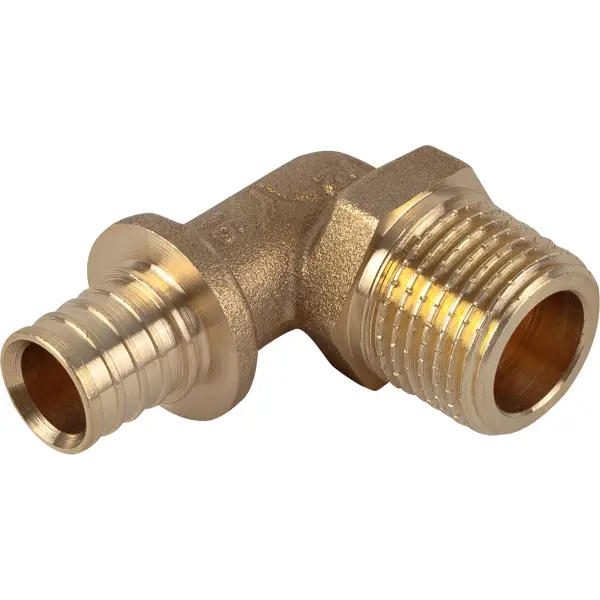 Угол комбинированный 90° Pro Aqua 1/2"x16 мм НР латунь AX3301612