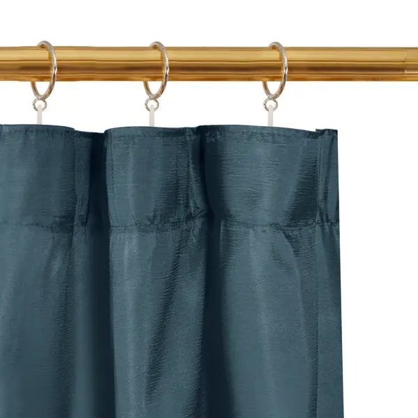 ЛЦ Штора на ленте Tegal 140x260 см цвет бирюзовый Fjord 0