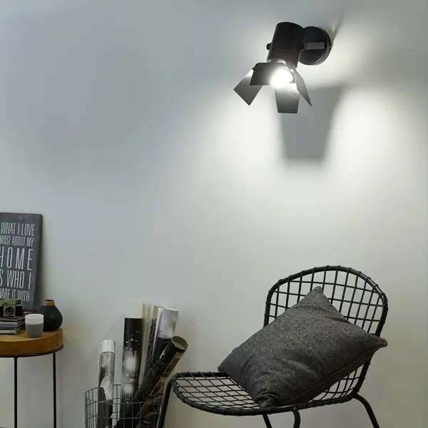 Настенный светильник Inspire Studio цвет чёрный металлик