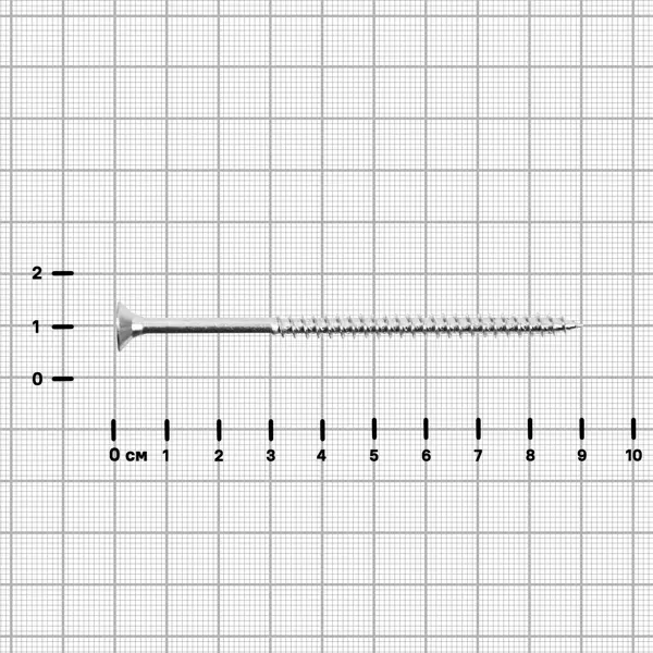 Саморезы универсальные Standers оцинкованные 5x90 40 шт.